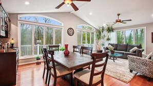 TV, fireplace, offices - The General's House-Spacious Home w/Pool & Hot Tub (Annapolis)