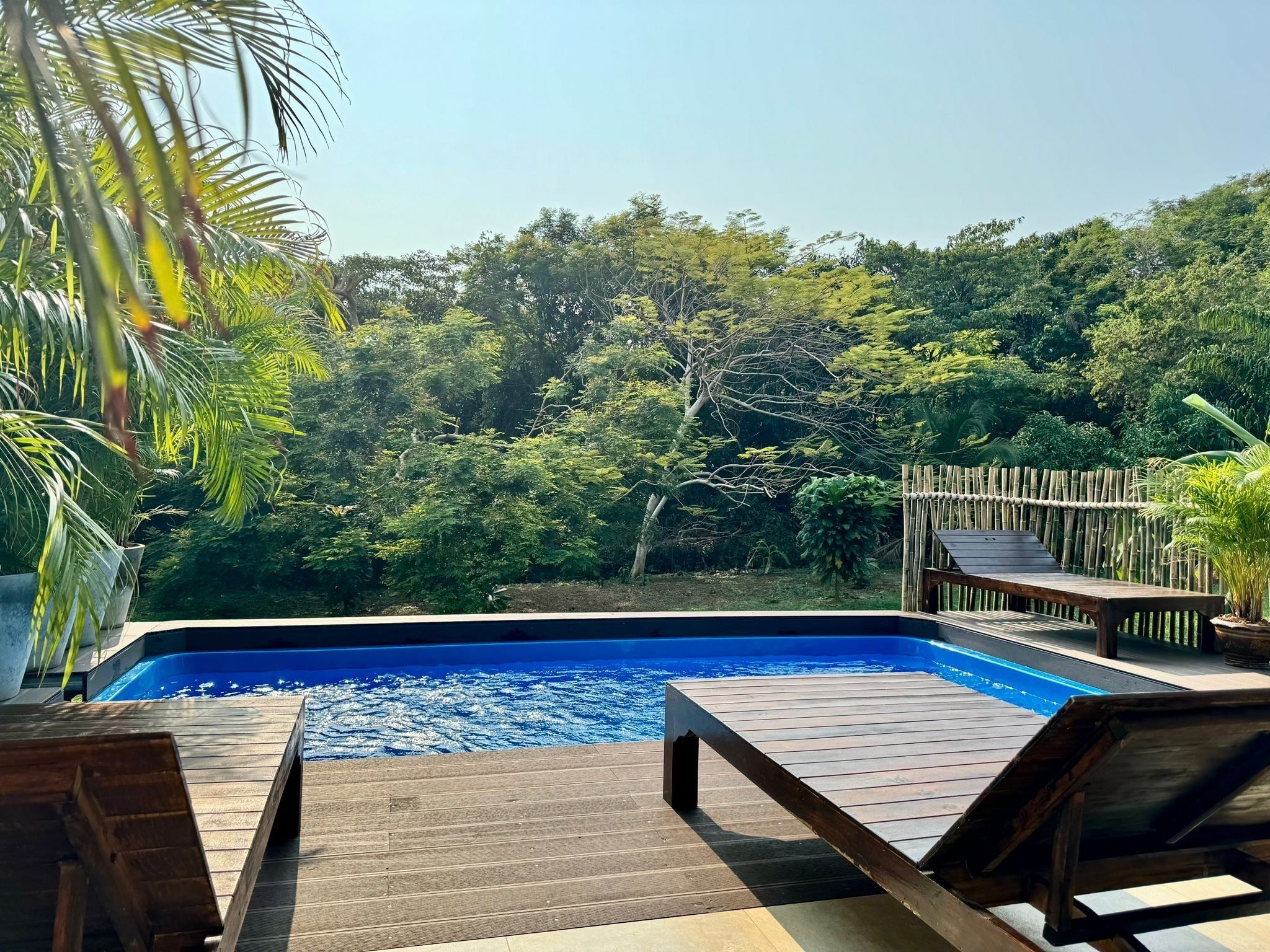 Alberca al aire libre 