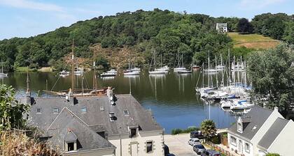 Chalet 2 chambres avec terrasse et climatisation prĂšs du Golfe du Morbihan