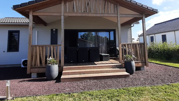 Exterior - 3-bedroom chalet with terrace in green setting (Marzan)
