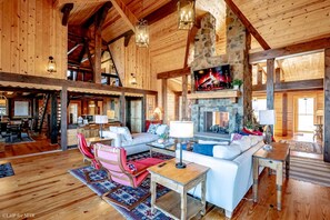 Fireplace, DVD player