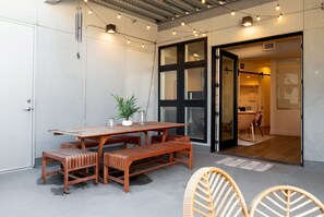 Outdoor dining - Dog-Friendly 2BR Boho Loft in RiNo | Walk to Mission Ballroom & Breweries (Denver)