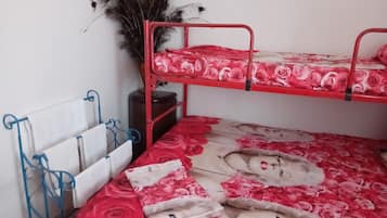 1 bedroom, iron/ironing board, bed sheets