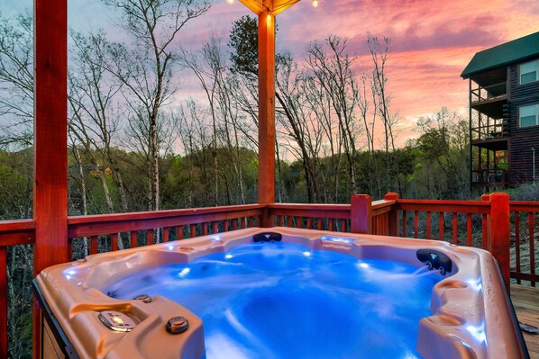 Baignoire à remous extérieure