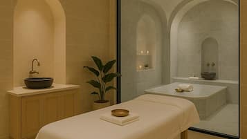 Behandlungsräume für Paare, Türkisches Bad/Hamam, Warmsteinmassagen