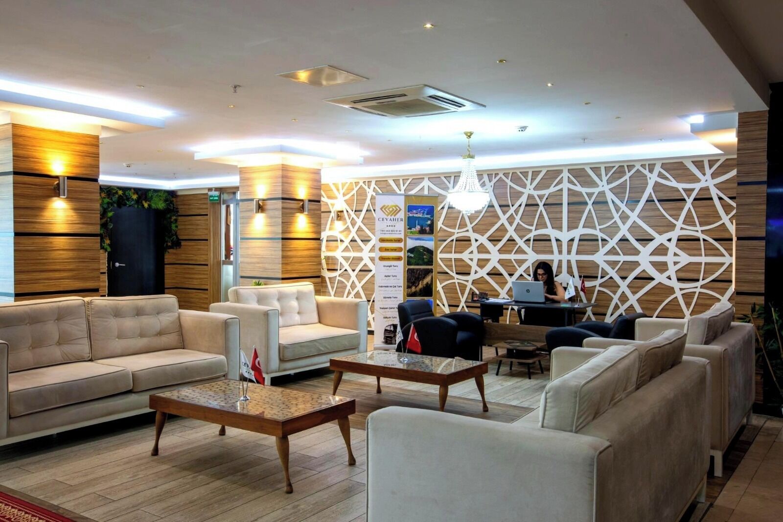 Sala de estar en el lobby