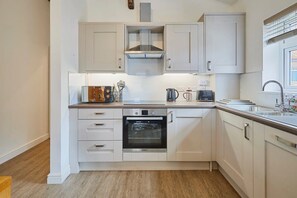 Fridge, microwave, oven, stovetop - Host & Stay | Jubilee Close (Hunmanby)