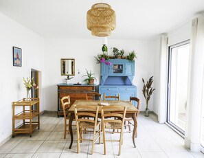 Dining - Sweet private home with pool and 3 rooms (Ceyras)