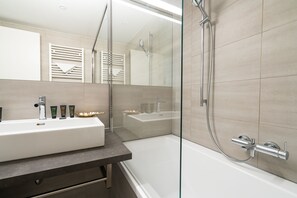 Hair dryer, towels