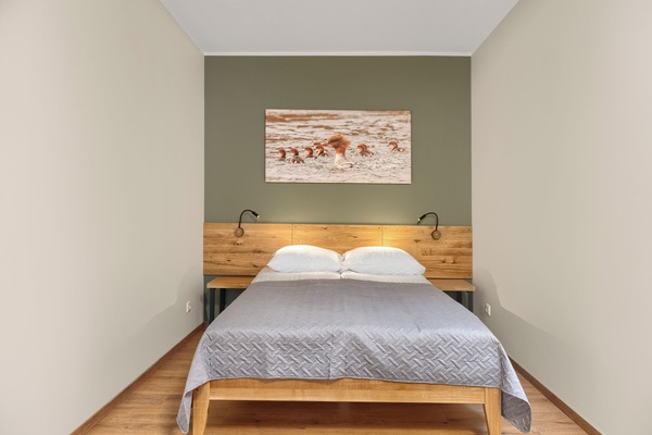 Apartamento Deluxe, vistas al patio | Escritorio, wifi gratis, ropa de cama