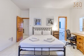 Desk, iron/ironing board, travel cot, WiFi