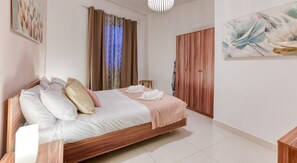 1 soveværelse, skrivebord, strygejern/strygebræt, Wi-Fi