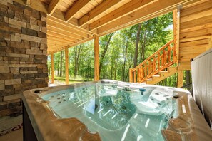 Idromassaggio all'aperto