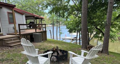 Updated 3 bedroom lakefront home offers privacy and comfort w dock on Grand Lake