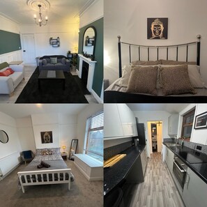 4 chambres, fer et planche Ă repasser, Wi-Fi, draps fournis