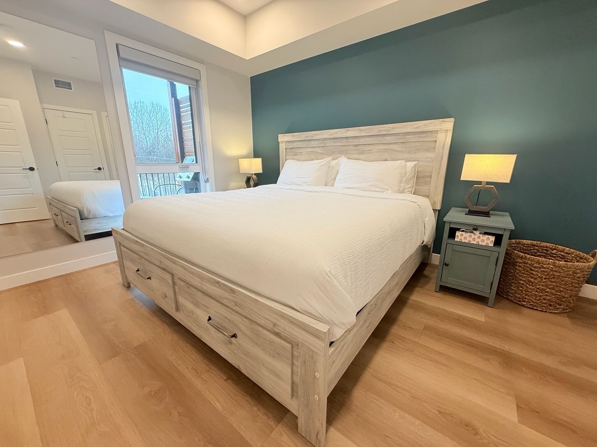 1 bedroom, iron/ironing board, travel crib, free WiFi