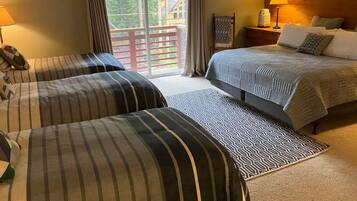 3 chambres, fer et planche Ă repasser, Wi-Fi, draps fournis