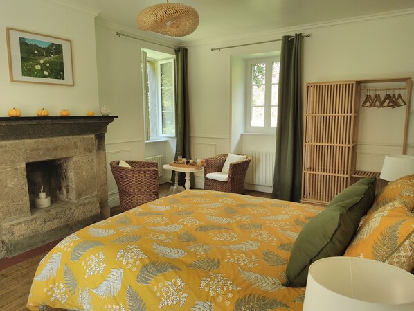 1 chambre, accès au Wi-Fi (inclus), literie fournie