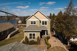 Exterior - Riverfront Retreat: Dock access & Tanker Views (Alexandria Bay)