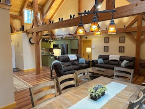 Interior - New Spacious Acadia Timberframe, Close to Swimming, Central to Hiking and Dining (Mount Desert)