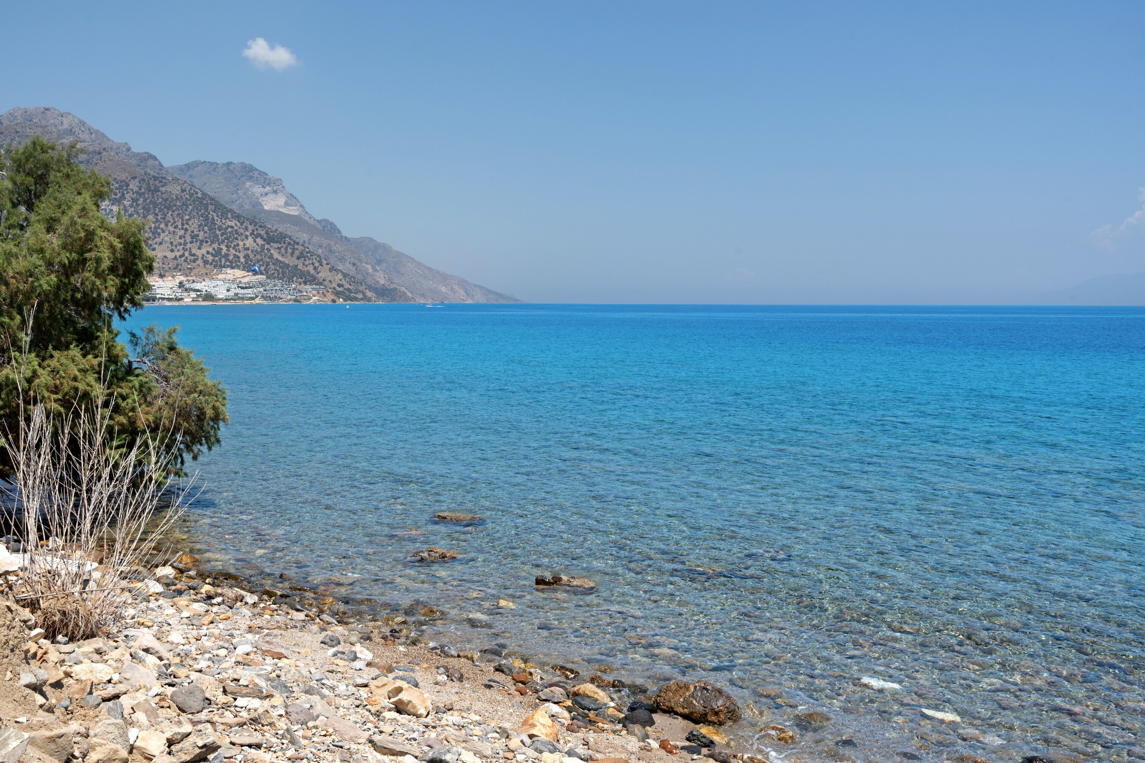 Una spiaggia nelle vicinanze