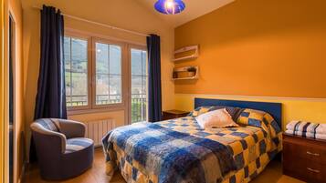 6 slaapkamers, beddengoed