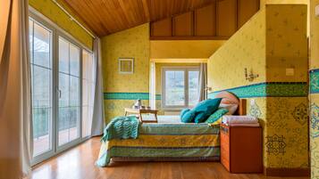 6 slaapkamers, beddengoed