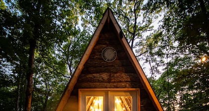 Escape to your cozy primitive off grid cabin in the
Lake of the Ozarks area