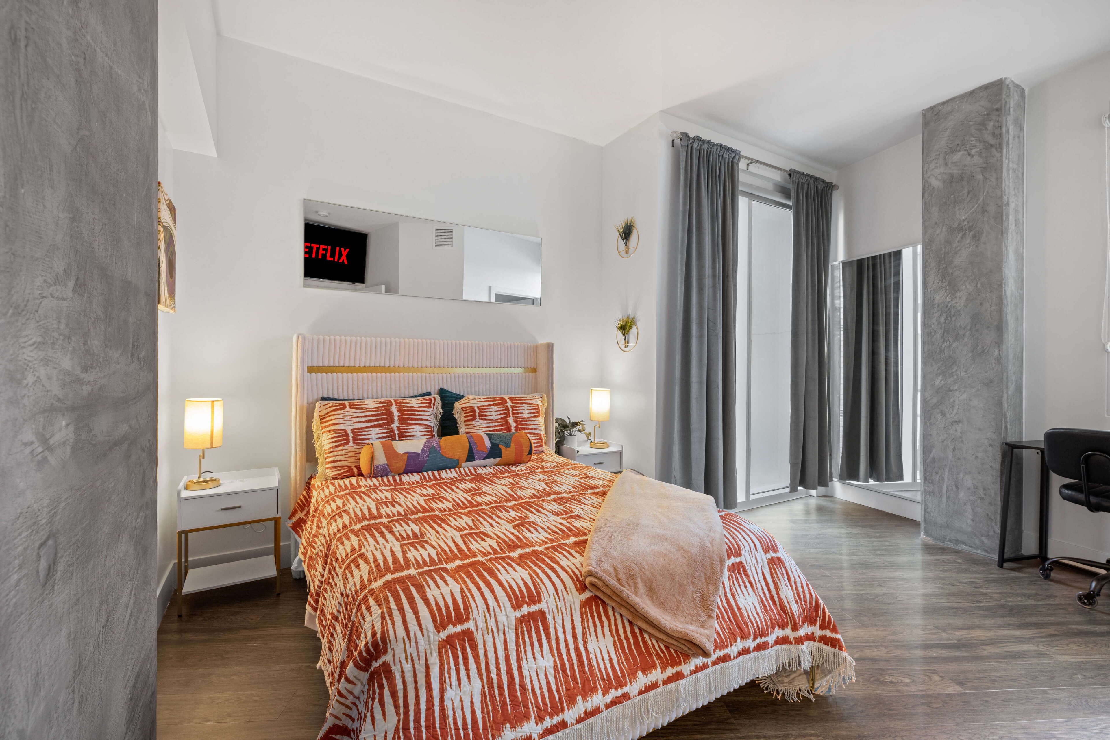 3 Schlafzimmer, Zimmersafe, Schreibtisch, Bügeleisen/Bügelbrett