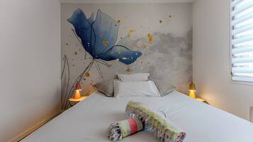 2 chambres, fer et planche Ă repasser, Wi-Fi gratuit, draps fournis