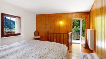 1 sovrum och sängkläder