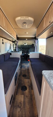 High desert camper with the South having views of the Petrified Forest 