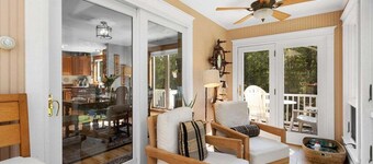 Hillhouse, tastefully decorated Maine home
