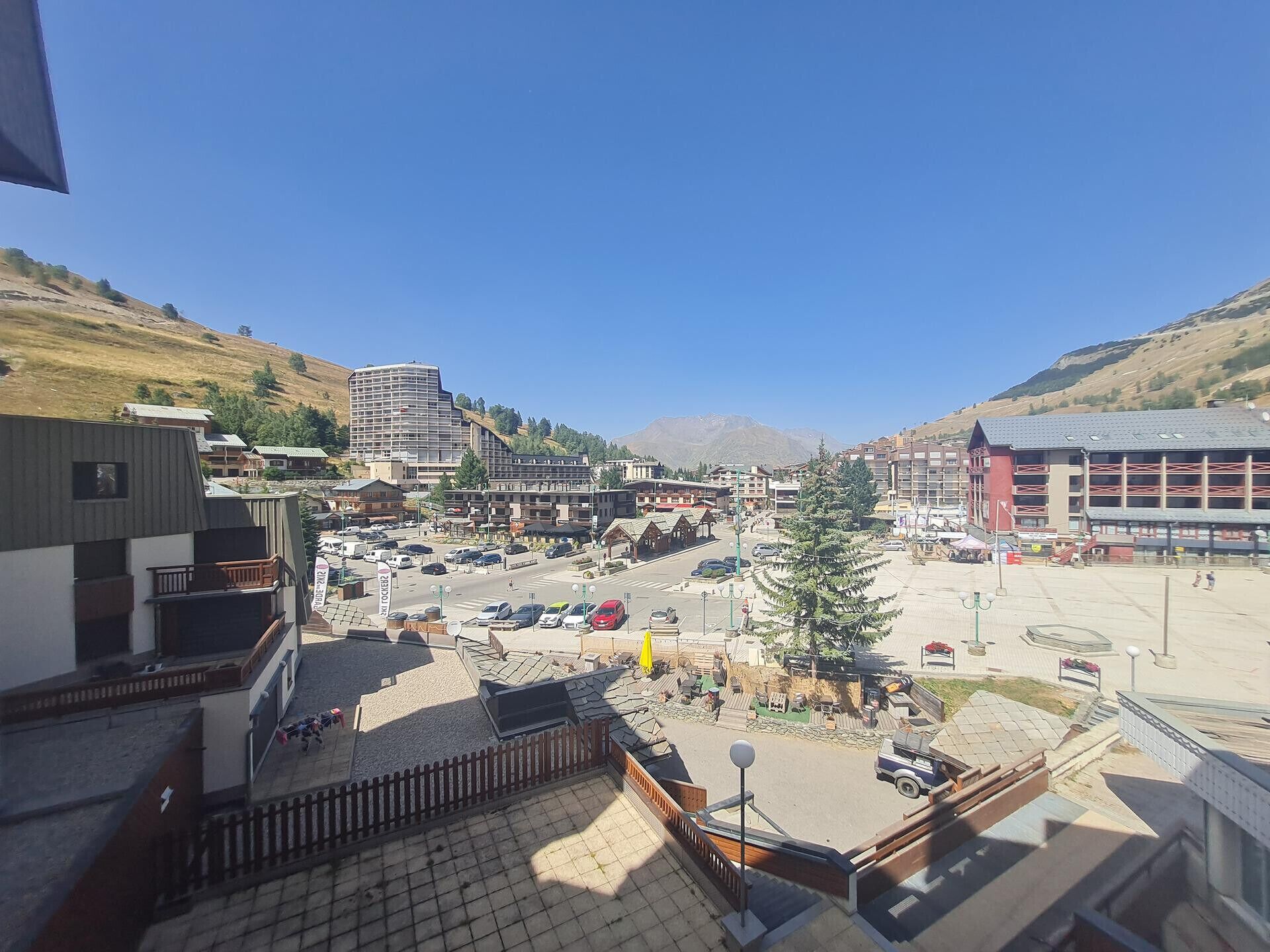 Blick von der Unterkunft