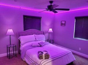 4 bedrooms, desk, iron/ironing board, free WiFi