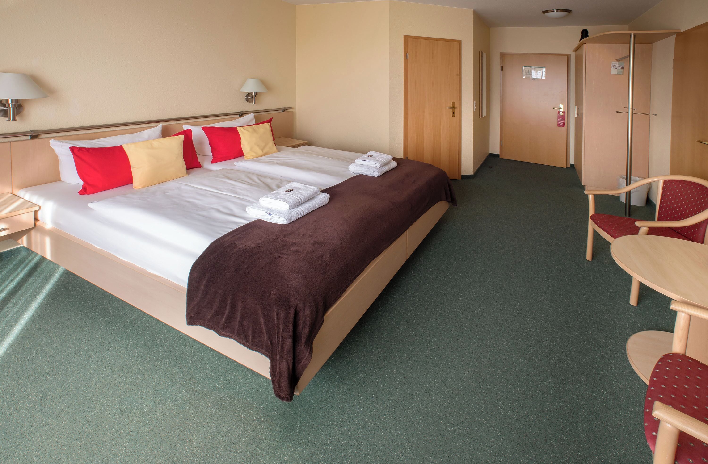 Free WiFi, bed sheets