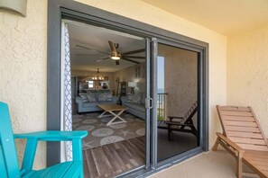 Terrace/patio - Cape Canaveral Condo with 🚀 Launch & Pool Views (Cape Canaveral)