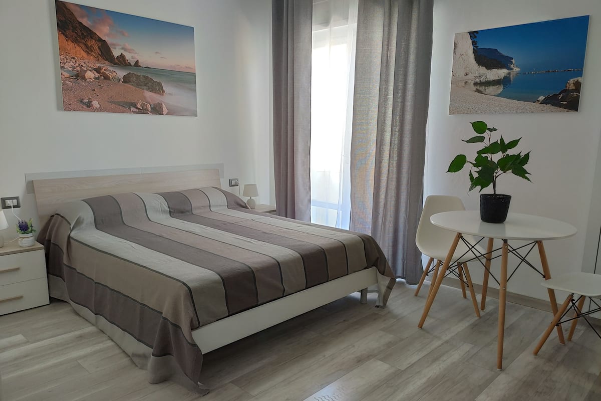 Comfort Double Room | Down comforters, memory foam beds, desk, soundproofing