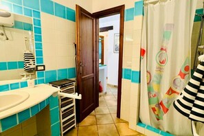 Een douche, een haardroger, een bidet