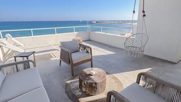 Appartement Panoramique, vue baie | Terrasse/Patio