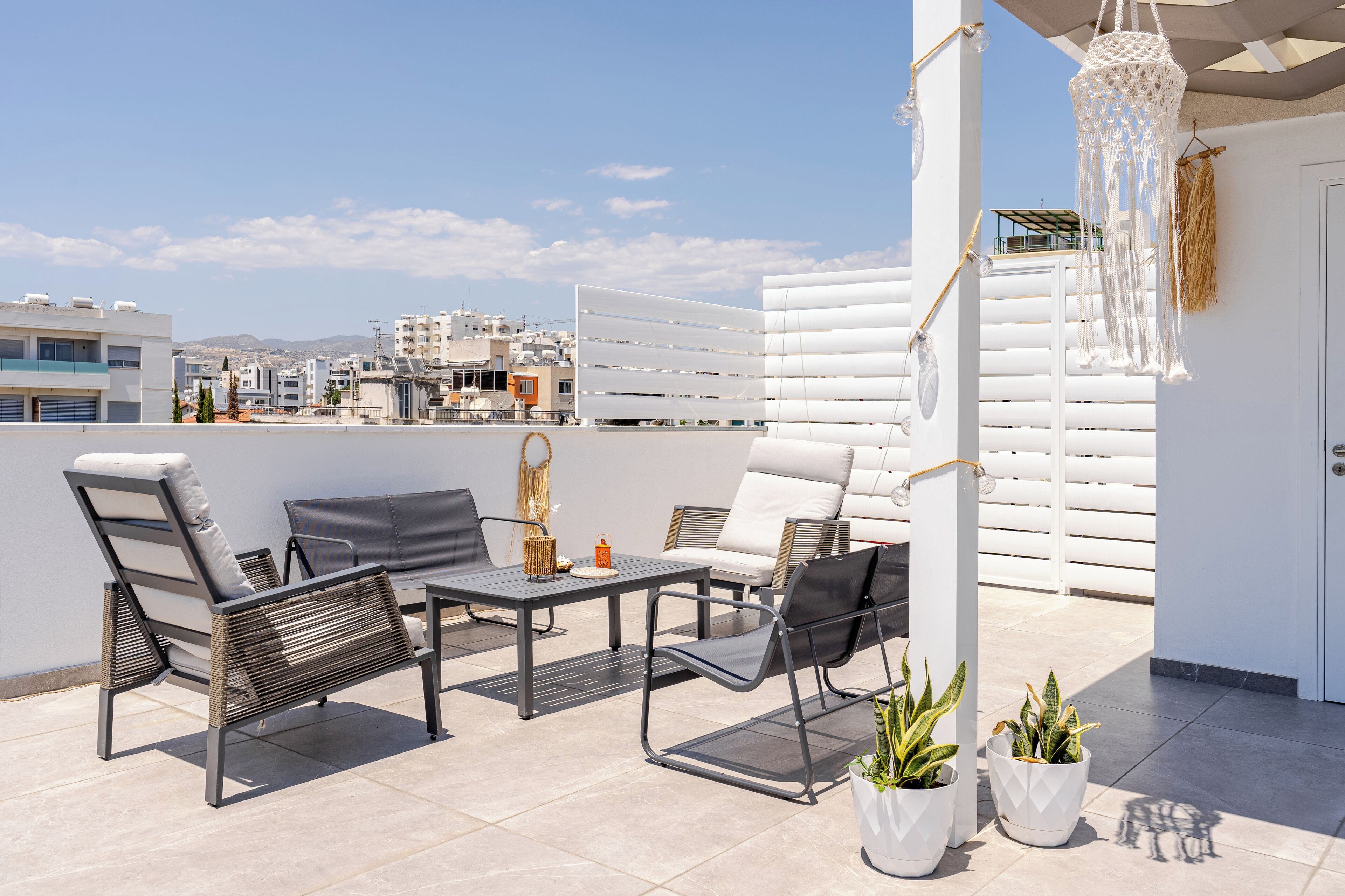 Terrasse sur le toit