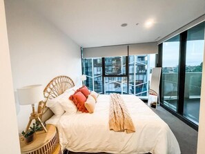 1 bedroom, iron/ironing board, travel crib, WiFi