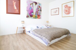 2 bedrooms, free WiFi, bed sheets - 4-bed loft flat, station area - Angers (Angers)