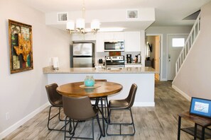Coffee/tea maker, fridge, microwave, oven - Condo located at Bayfront (Rockport)