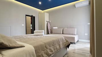 Departamento familiar | 1 habitación, sábanas de algodón egipcio y ropa de cama de alta calidad