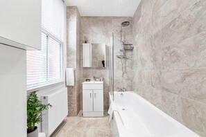 Shower, hair dryer