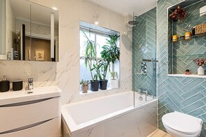 Shower, hair dryer