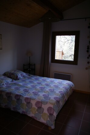 2 chambres, draps fournis