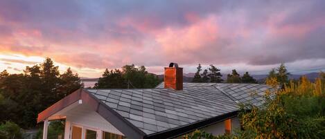 Blick von der Unterkunft