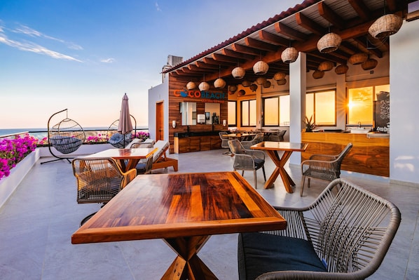 Terrasse sur le toit